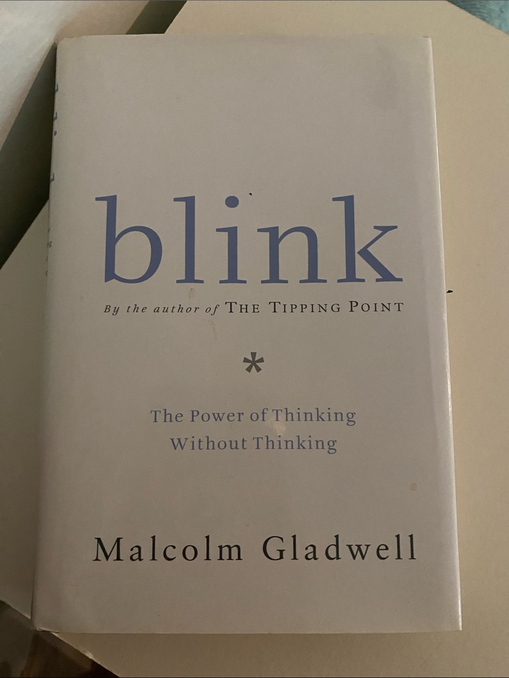 “Blink” hardcover